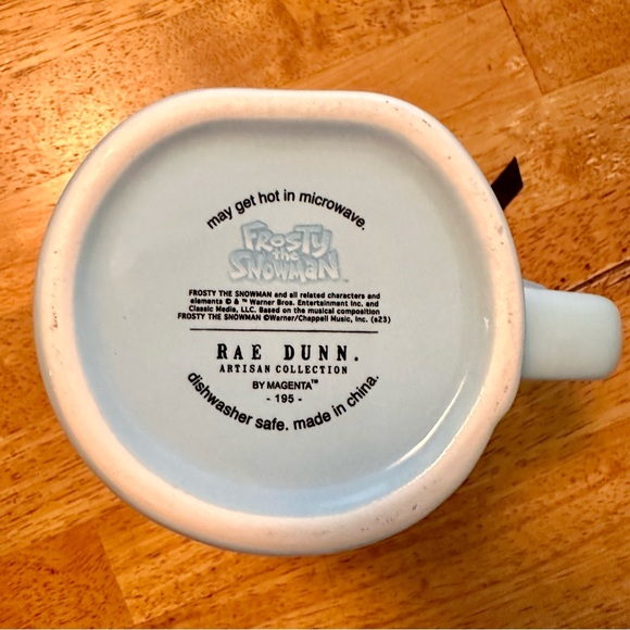 Rae Dunn Frosty the Snowman HAPPY JOLLY FUN Double Sided Mug BRAND NEW!! - Picture 4 of 4